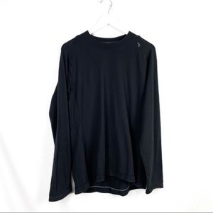 Lululemon long sleeve black top Size XL